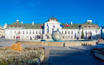 Il Palazzo Grassalkovich a Bratislava, Slovacchia