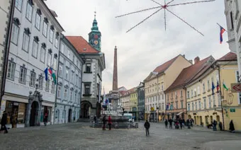 Centro di Ljubljana, Slovenia