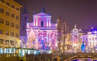 Natale e Capodanno a Lubiana, Slovenia